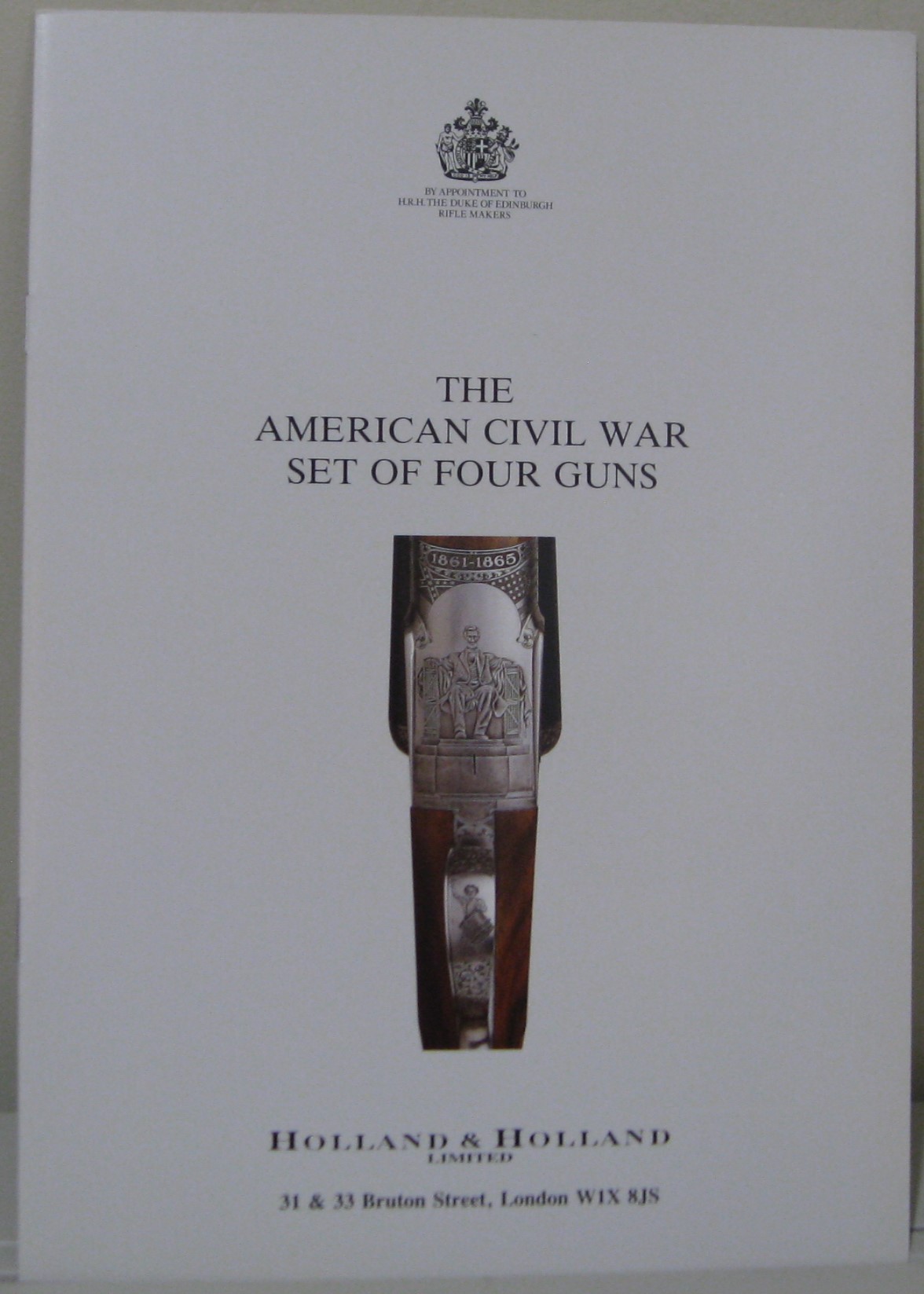 The American Civil War Set of Four Guns Catalogue,