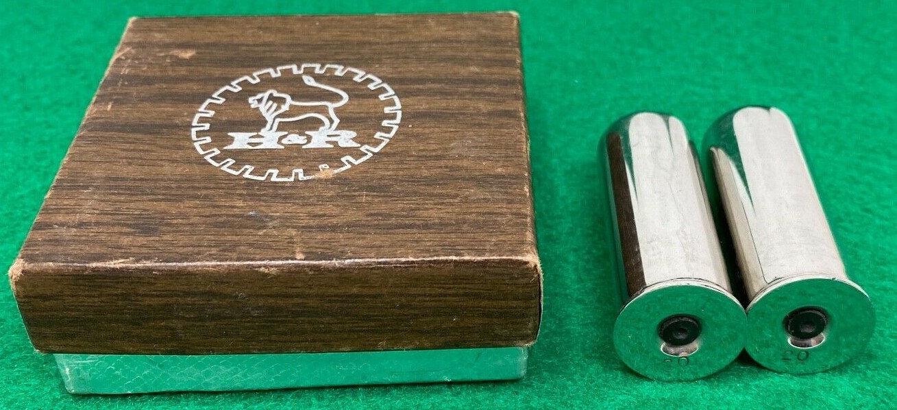 Image for VINTAGE 20 GAUGE NICKEL PLATED SNAP CAPS -