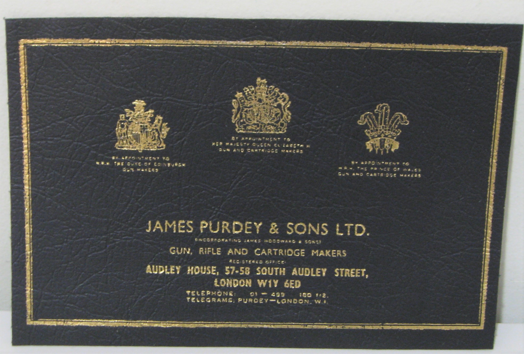 Image for Leather Gunmaker Trade Label,